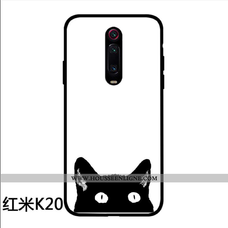 Housse Xiaomi Mi 9t Charmant Protection Rouge Simple Verre Tout Compris Coque Blanche