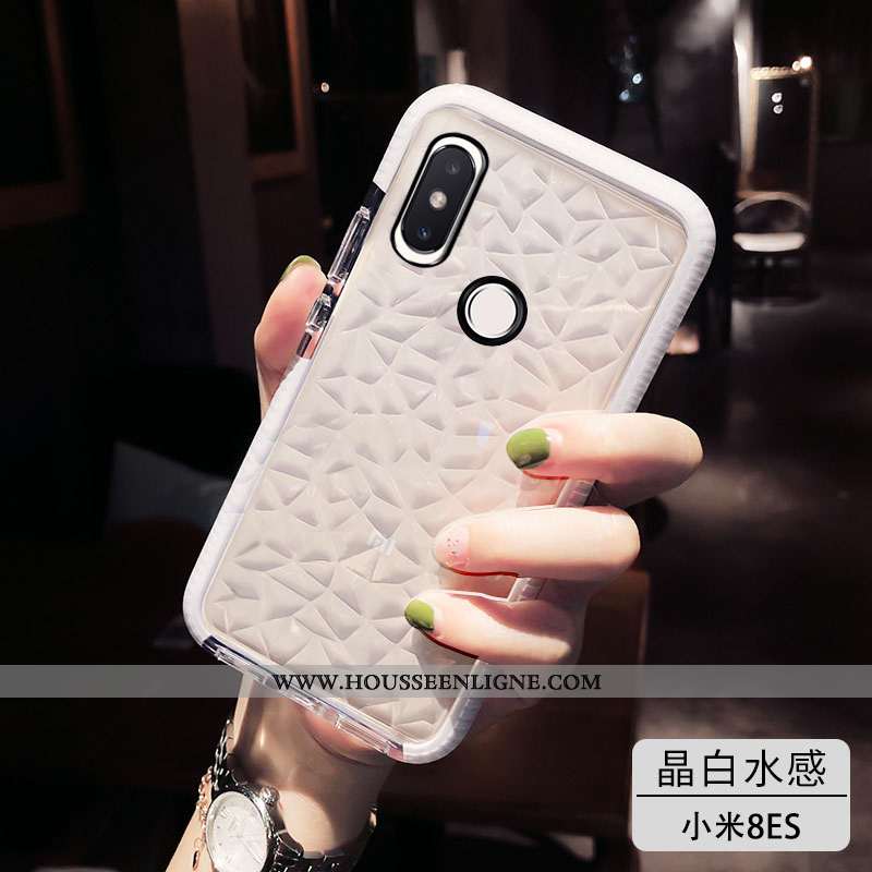Housse Xiaomi Mi 9t Fluide Doux Silicone Transparent Blanc Tendance Rouge Vent Blanche