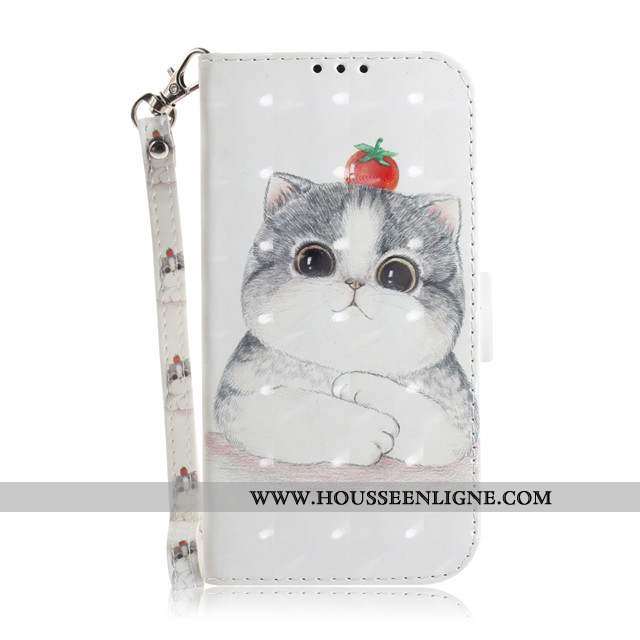 Housse Xiaomi Mi 9t Mode Charmant Téléphone Portable Cuir Tout Compris Blanc Incassable Blanche