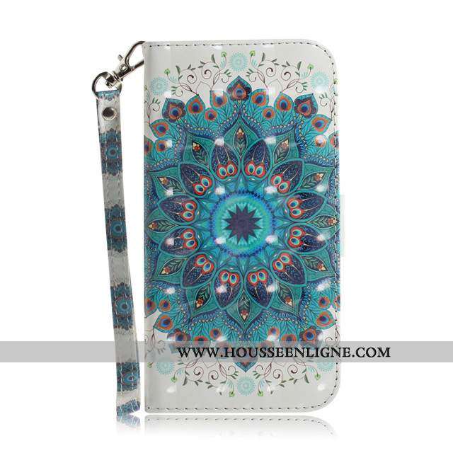 Housse Xiaomi Mi 9t Mode Charmant Téléphone Portable Cuir Tout Compris Blanc Incassable Blanche