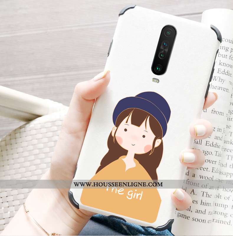 Housse Xiaomi Mi 9t Pro Charmant Modèle Fleurie Rouge Petit Protection Tout Compris Incassable Blanc