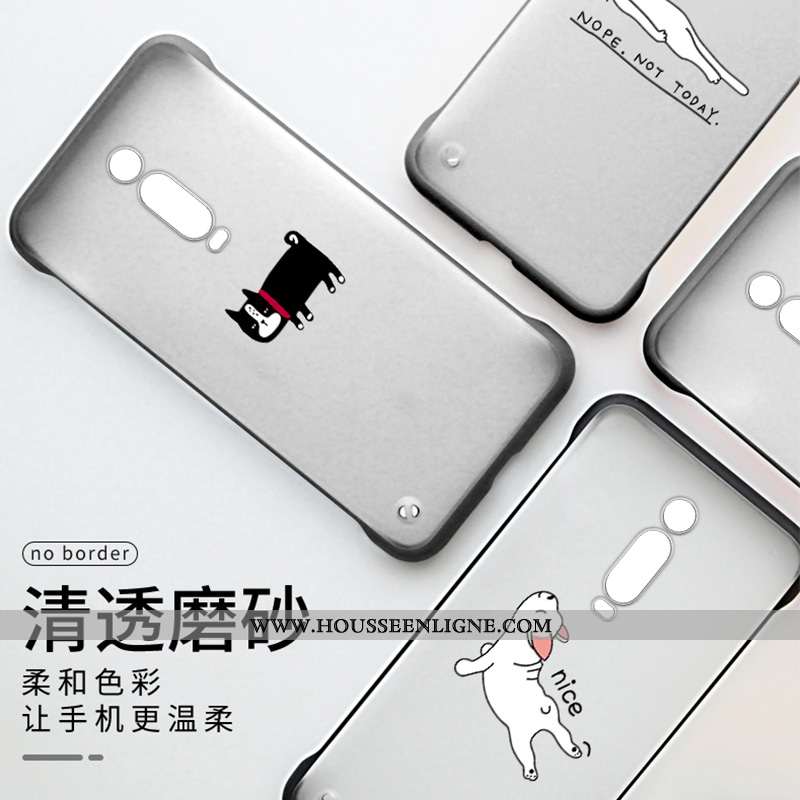 Housse Xiaomi Mi 9t Pro Créatif Dessin Animé Étui Silicone Nouveau Rouge Simple Noir