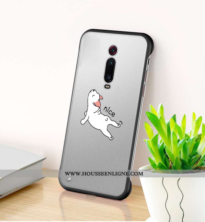 Housse Xiaomi Mi 9t Pro Créatif Dessin Animé Étui Silicone Nouveau Rouge Simple Noir