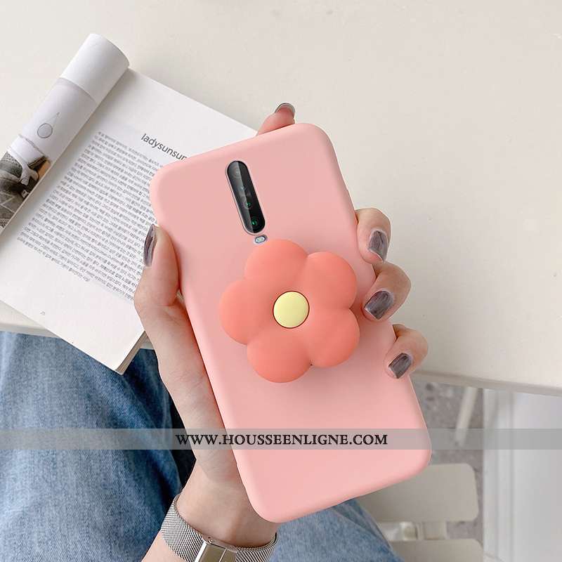 Housse Xiaomi Mi 9t Pro Créatif Fluide Doux Silicone Rouge Étui Coque Fleur Violet