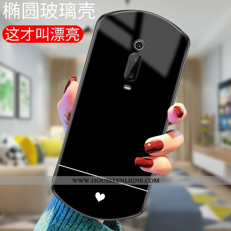 Housse Xiaomi Mi 9t Pro Créatif Protection Téléphone Portable Étui Incassable Personnalité Rouge Bla