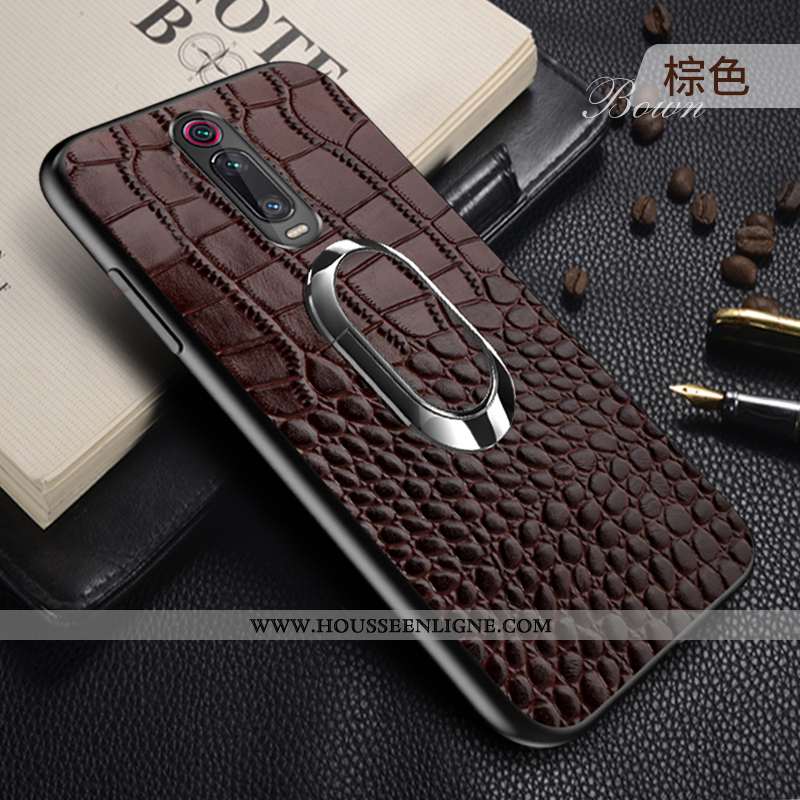 Housse Xiaomi Mi 9t Pro Cuir Personnalité Business Incassable Téléphone Portable Créatif Véritable L