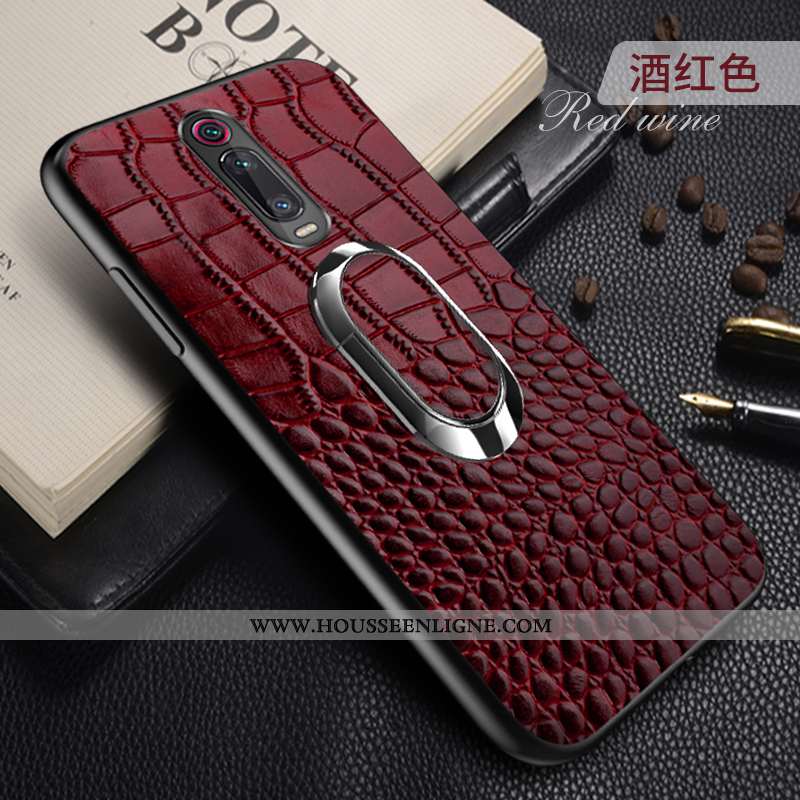 Housse Xiaomi Mi 9t Pro Cuir Personnalité Business Incassable Téléphone Portable Créatif Véritable L