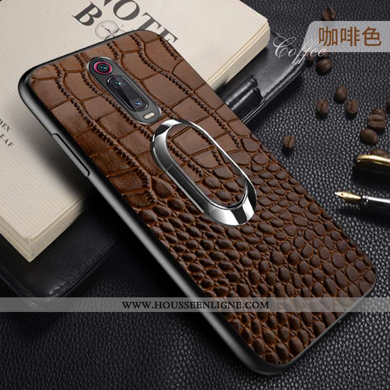 Housse Xiaomi Mi 9t Pro Cuir Personnalité Business Incassable Téléphone Portable Créatif Véritable L