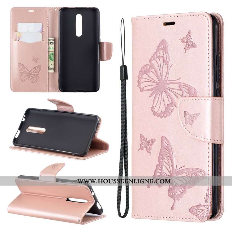 Housse Xiaomi Mi 9t Pro Cuir Silicone Clamshell Protection Rouge Rose Téléphone Portable