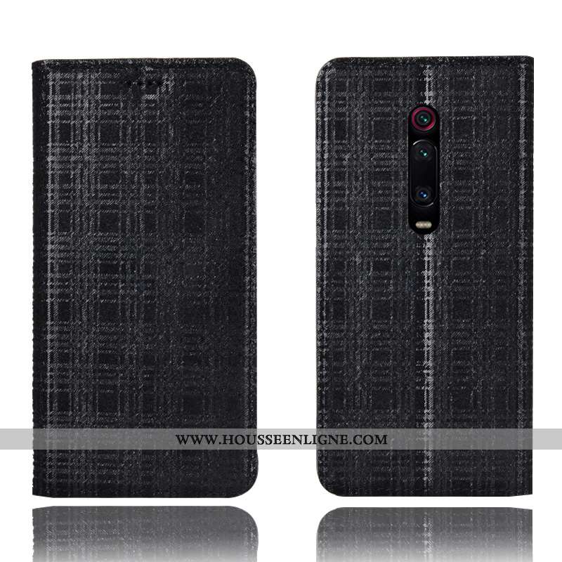 Housse Xiaomi Mi 9t Pro Cuir Véritable Protection Rouge Téléphone Portable Incassable Velours