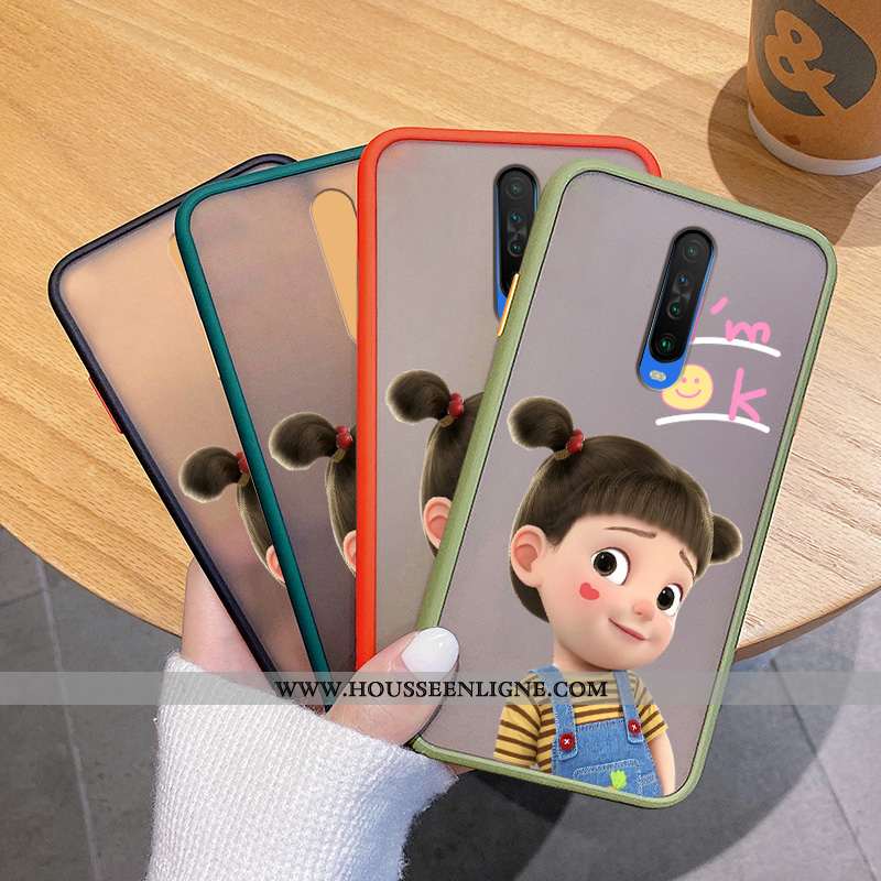Housse Xiaomi Mi 9t Pro Délavé En Daim Personnalité Incassable Difficile Téléphone Portable Net Roug