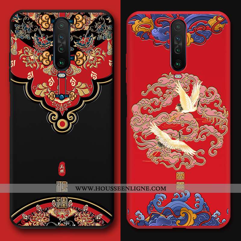 Housse Xiaomi Mi 9t Pro Fluide Doux Protection Téléphone Portable Gaufrage Tout Compris Style Chinoi
