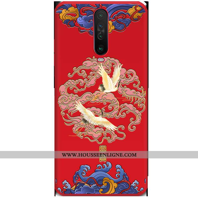 Housse Xiaomi Mi 9t Pro Fluide Doux Protection Téléphone Portable Gaufrage Tout Compris Style Chinoi