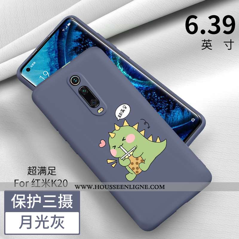 Housse Xiaomi Mi 9t Pro Fluide Doux Silicone Incassable Coque Délavé En Daim Téléphone Portable Vert