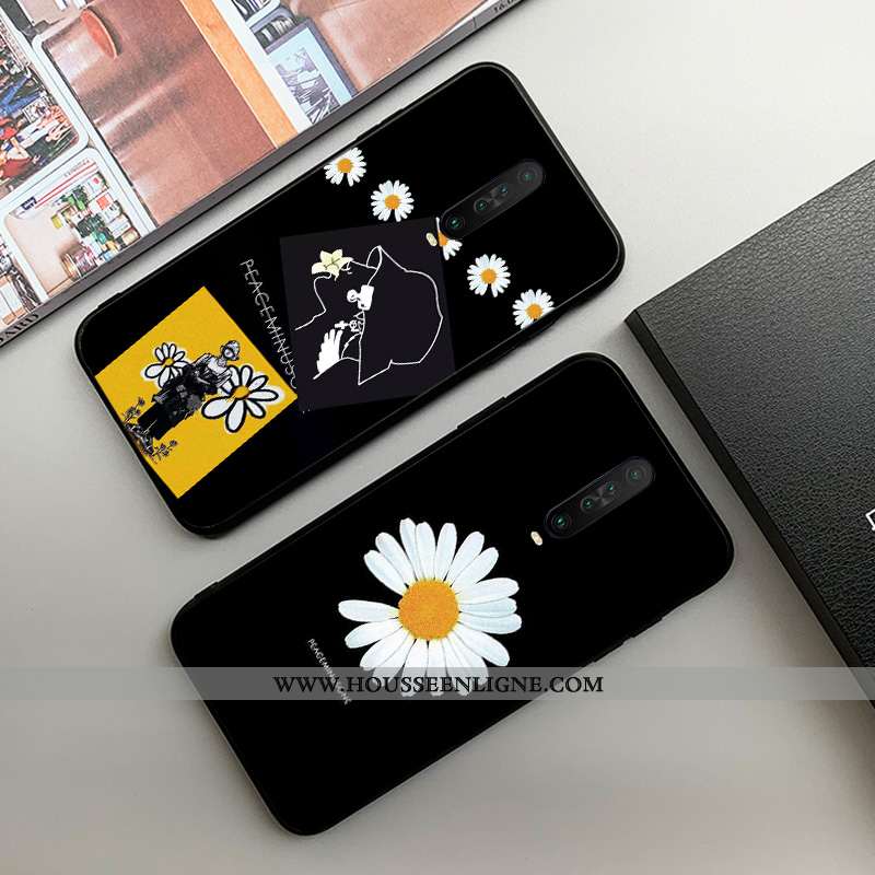 Housse Xiaomi Mi 9t Pro Fluide Doux Silicone Étui Rouge Coque Tendance Amoureux Noir