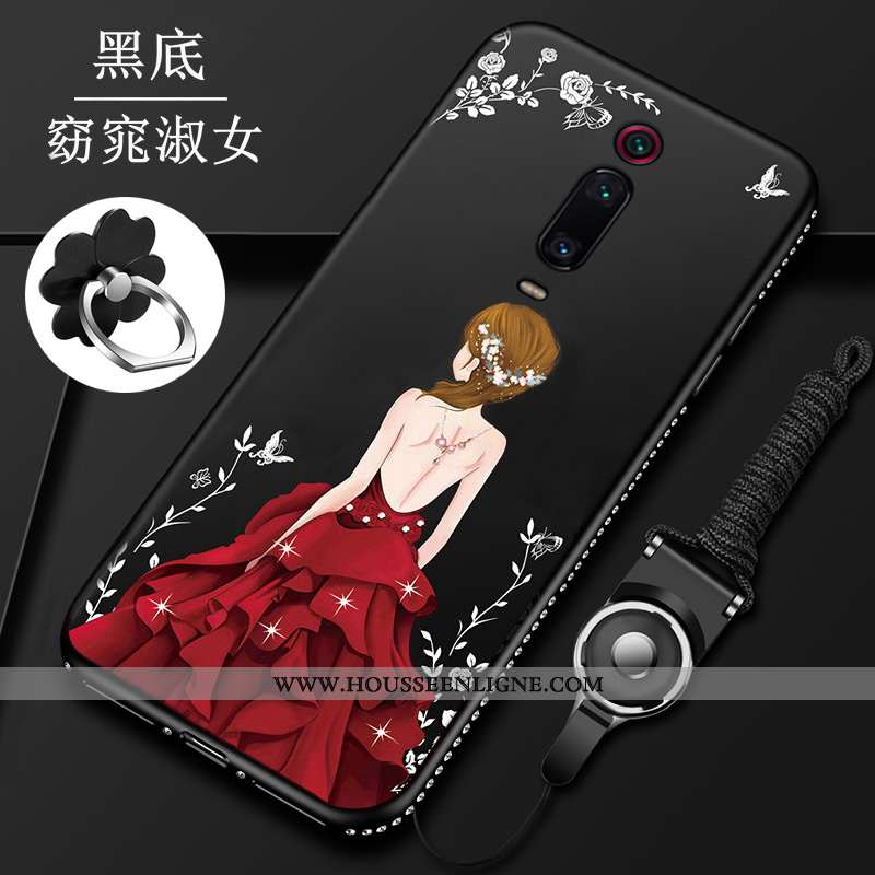 Housse Xiaomi Mi 9t Pro Légère Fluide Doux Grand Incassable Protection Rouge Net Rouge