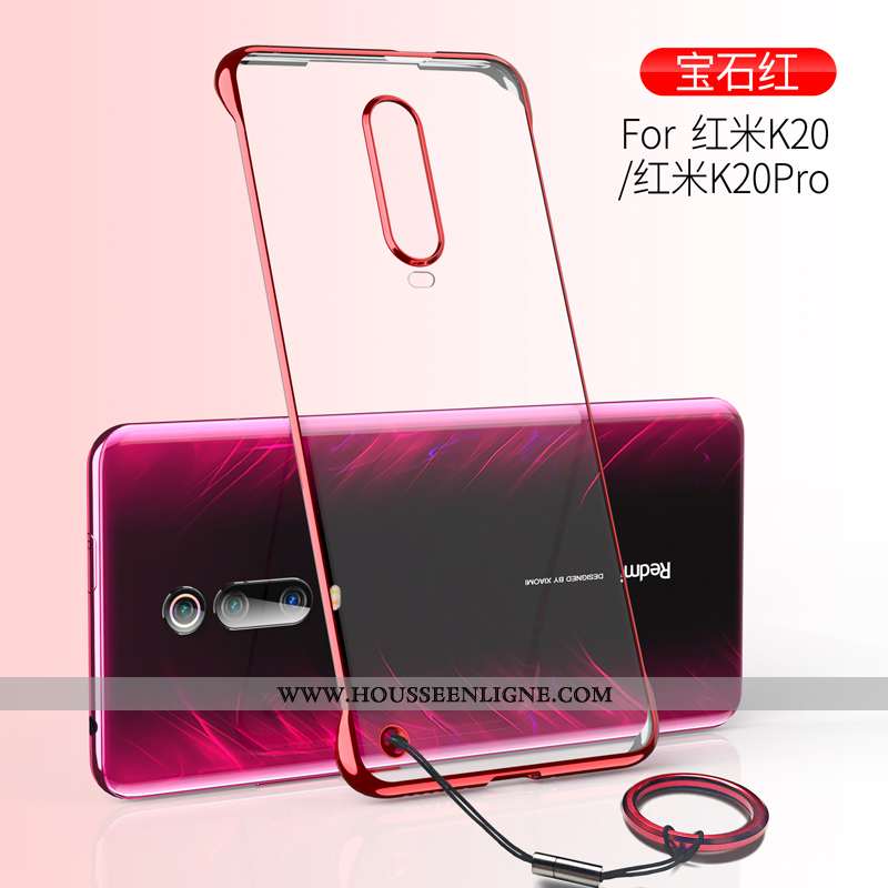 Housse Xiaomi Mi 9t Pro Légère Protection Respirant Incassable Transparent Border Placage Noir