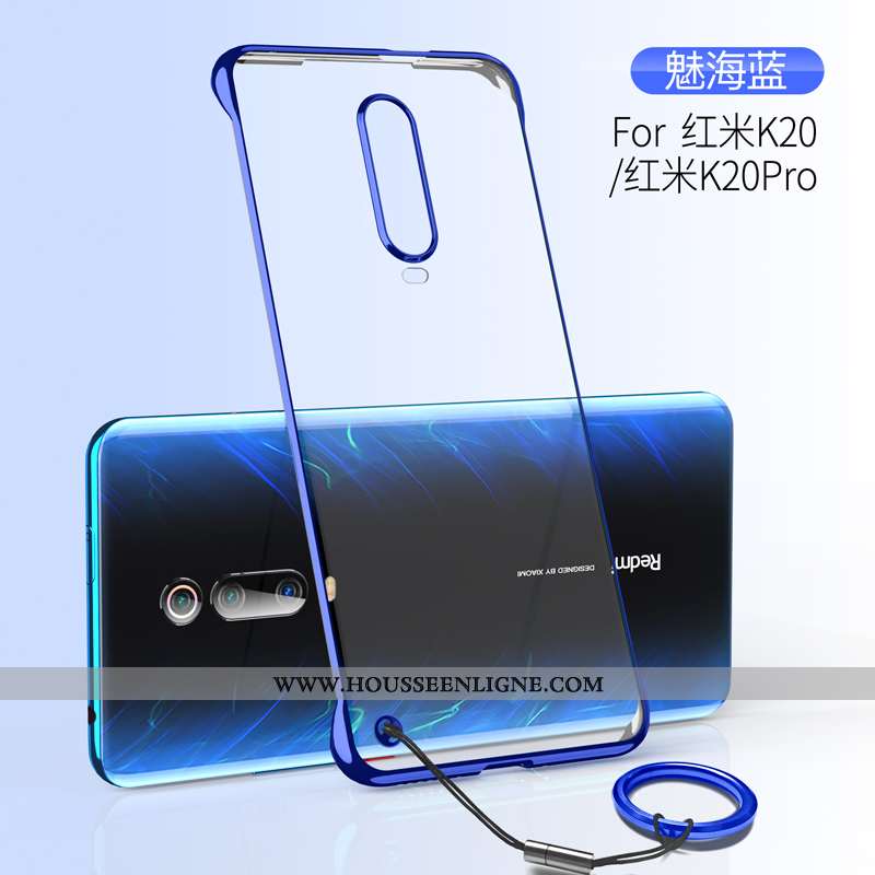 Housse Xiaomi Mi 9t Pro Légère Protection Respirant Incassable Transparent Border Placage Noir