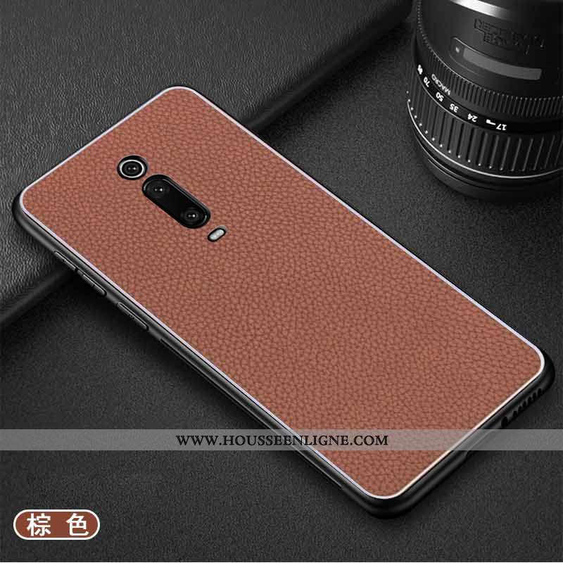 Housse Xiaomi Mi 9t Pro Mode Protection Légère Fluide Doux Étui Incassable Modèle Fleurie Noir