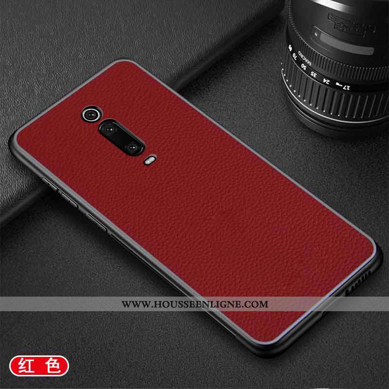 Housse Xiaomi Mi 9t Pro Mode Protection Légère Fluide Doux Étui Incassable Modèle Fleurie Noir