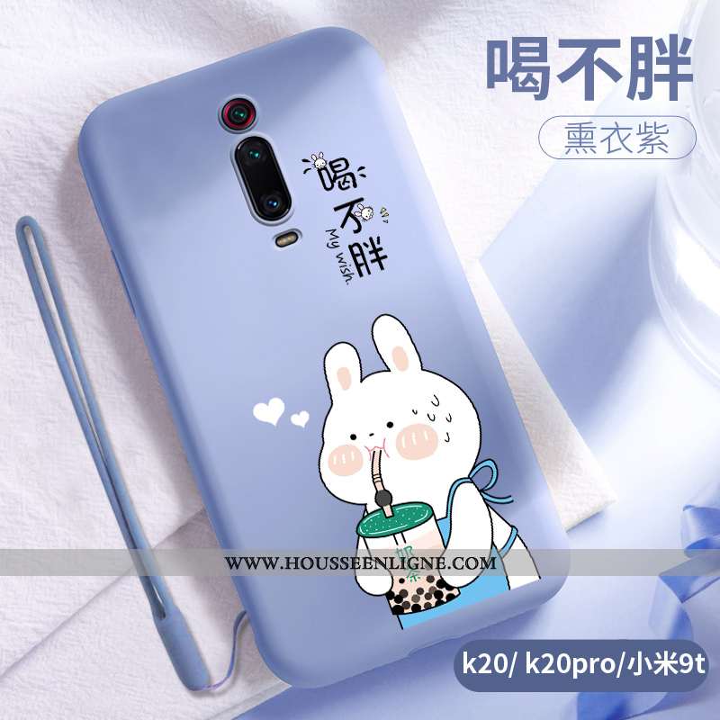 Housse Xiaomi Mi 9t Pro Personnalité Créatif Charmant Silicone Coque Rouge Délavé En Daim Gris