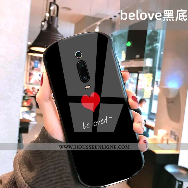 Housse Xiaomi Mi 9t Pro Protection Verre Mode Créatif Net Rouge Téléphone Portable Rouge