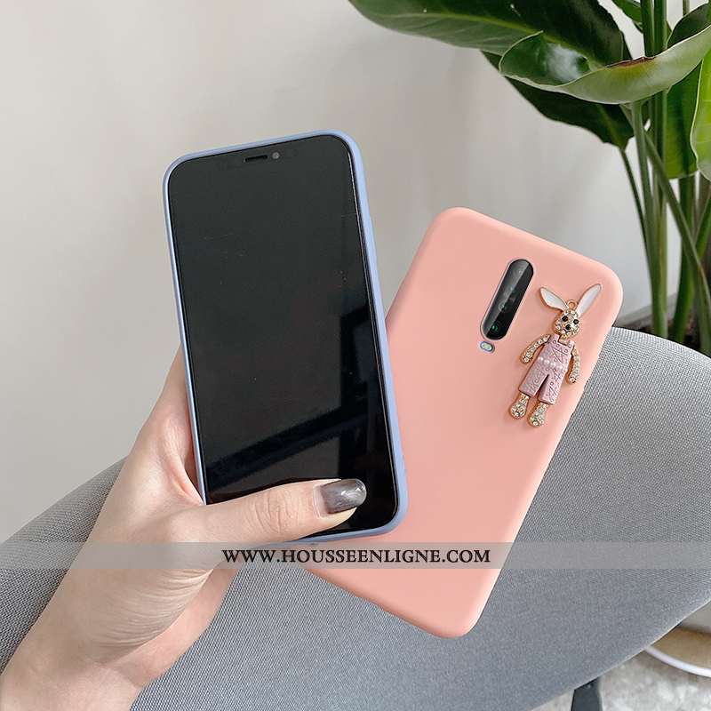 Housse Xiaomi Mi 9t Pro Silicone Protection Téléphone Portable Coque Étui Fluide Doux Rouge Rose