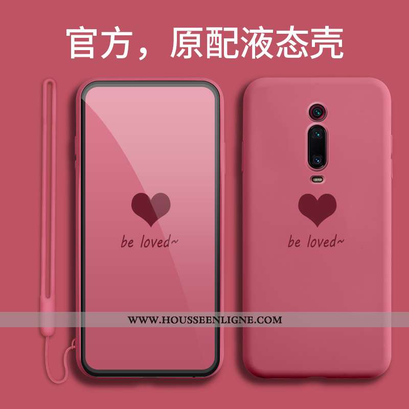 Housse Xiaomi Mi 9t Pro Ultra Tendance Incassable Étui Mode Créatif Net Rouge