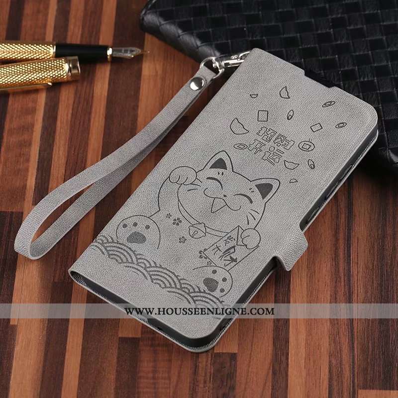 Housse Xiaomi Mi 9t Protection Personnalité Clamshell Incassable Vintage Simple Tout Compris Marron