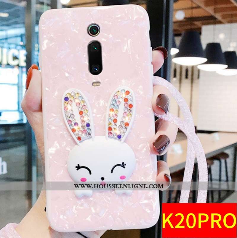 Housse Xiaomi Mi 9t Protection Personnalité Rose Incassable Rouge Étui Charmant