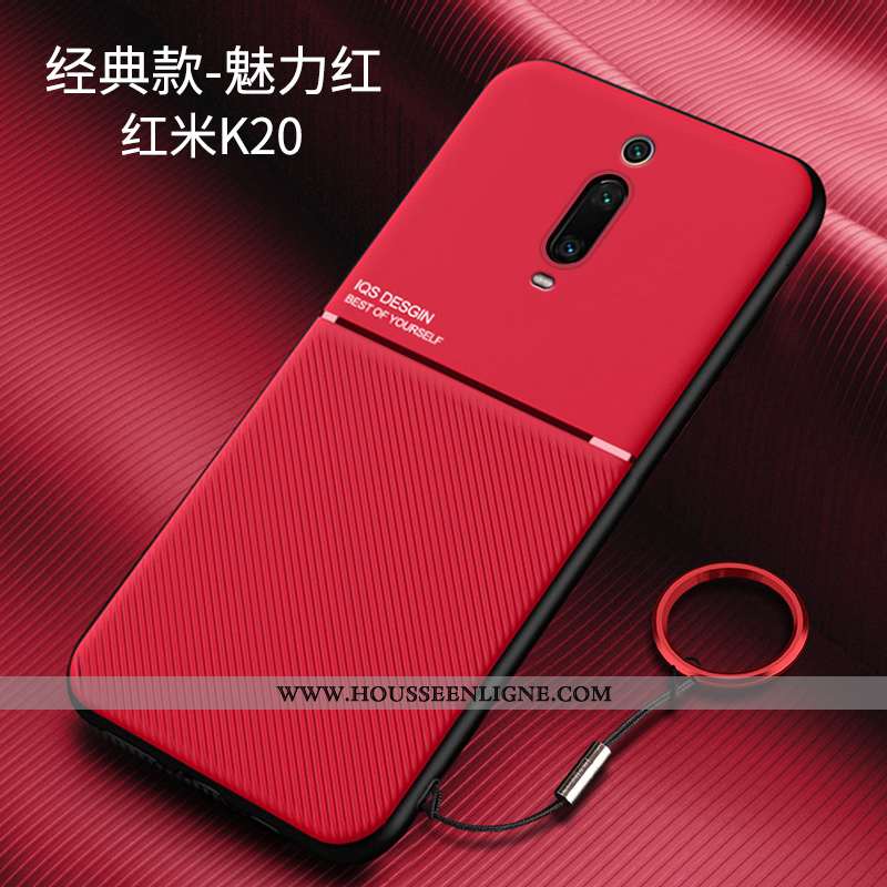 Housse Xiaomi Mi 9t Silicone Protection Ultra Net Rouge Coque Étui Personnalité Bleu