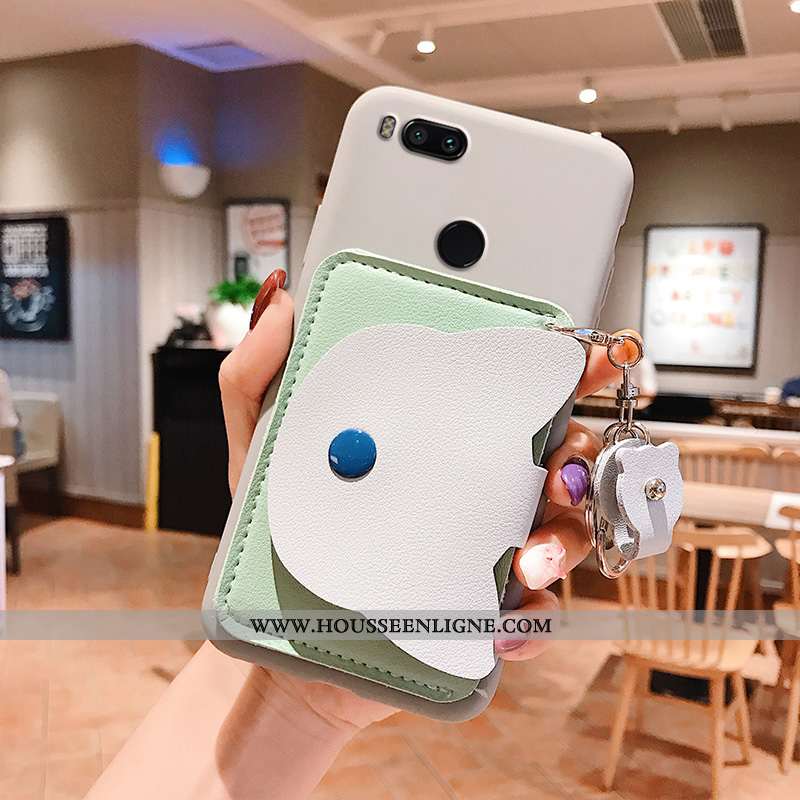 Housse Xiaomi Mi A1 Créatif Portefeuille Petit Téléphone Portable Tout Compris Fluide Doux Étui Rose