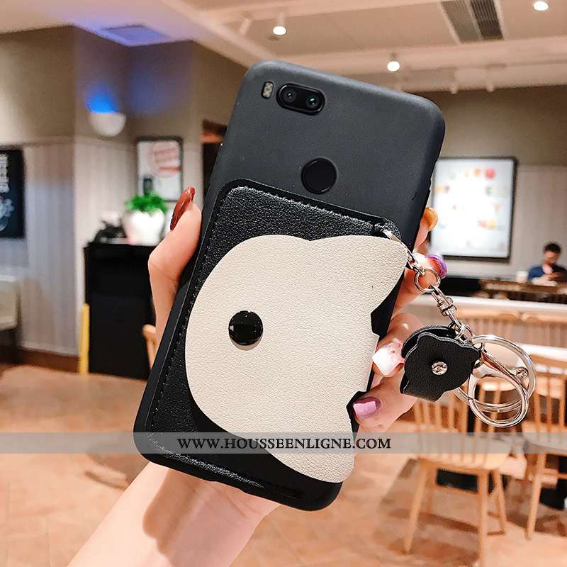 Housse Xiaomi Mi A1 Créatif Portefeuille Petit Téléphone Portable Tout Compris Fluide Doux Étui Rose