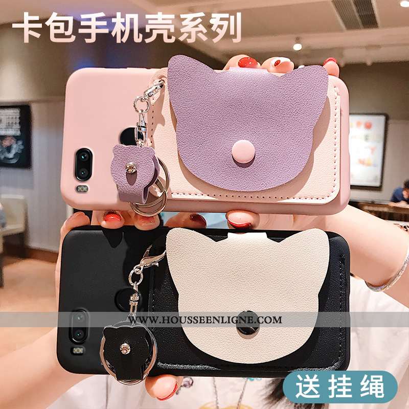 Housse Xiaomi Mi A1 Créatif Portefeuille Petit Téléphone Portable Tout Compris Fluide Doux Étui Rose