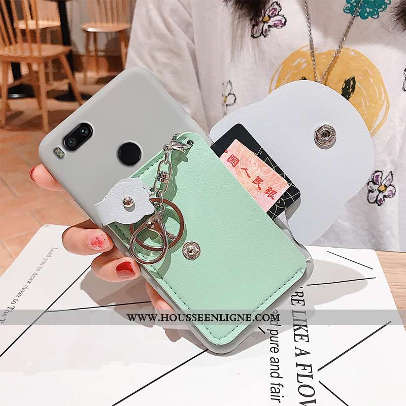 Housse Xiaomi Mi A1 Créatif Portefeuille Petit Téléphone Portable Tout Compris Fluide Doux Étui Rose