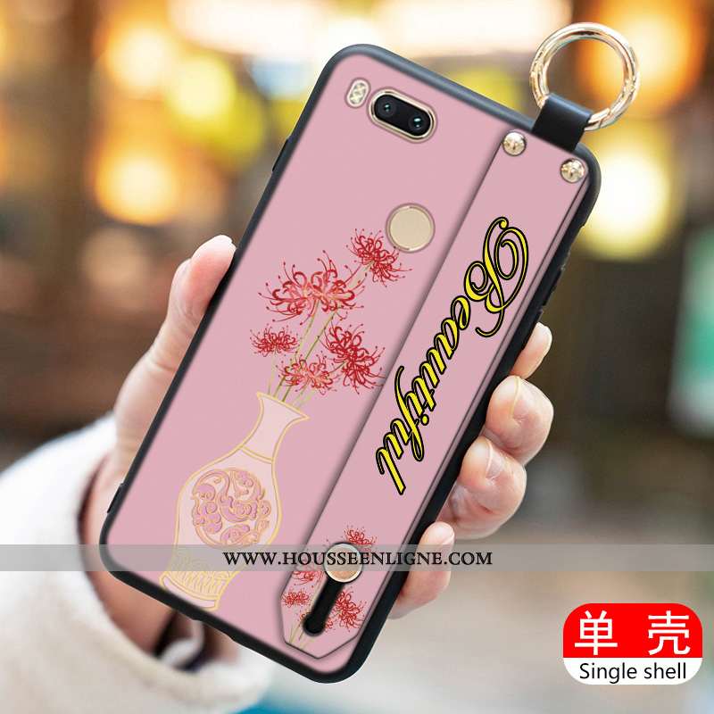 Housse Xiaomi Mi A1 Légère Vintage Ultra Tendance Téléphone Portable Petit Vert Verte