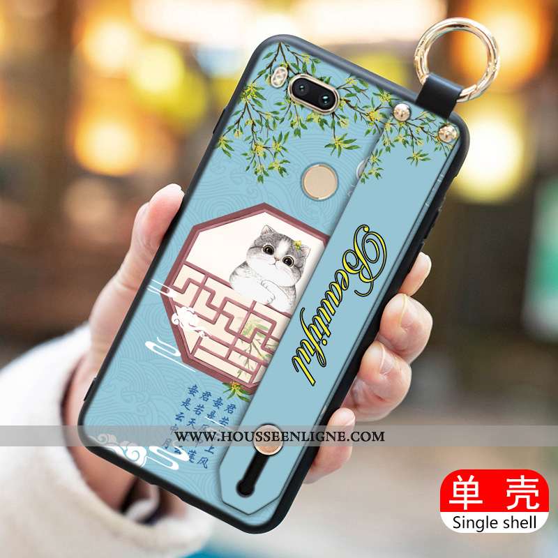 Housse Xiaomi Mi A1 Légère Vintage Ultra Tendance Téléphone Portable Petit Vert Verte