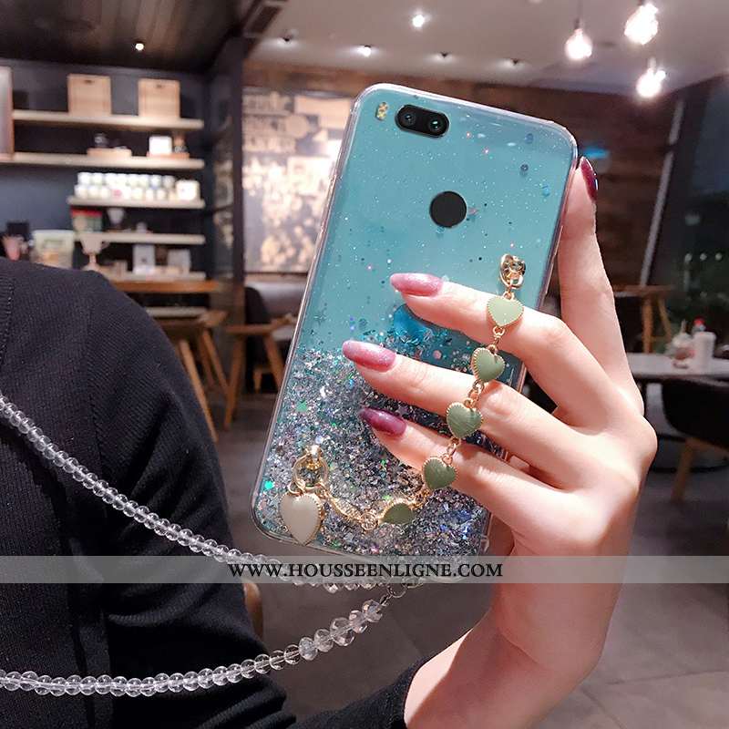 Housse Xiaomi Mi A1 Ornements Suspendus Protection Coque Rose Tempérer Étui Ciel Étoilé