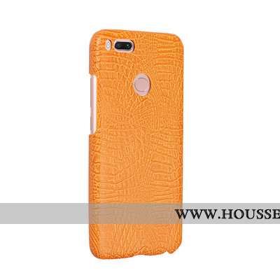 Housse Xiaomi Mi A1 Protection Cuir Téléphone Portable Petit Coque Rouge Difficile