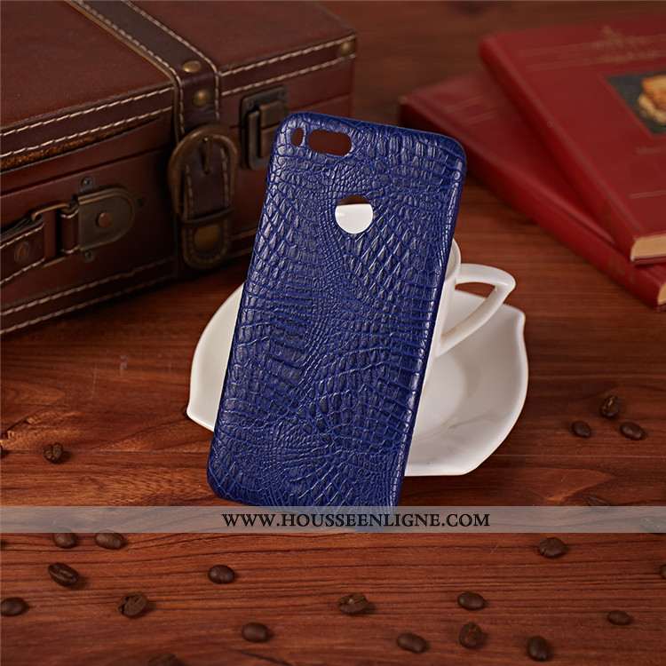 Housse Xiaomi Mi A1 Protection Cuir Téléphone Portable Petit Coque Rouge Difficile