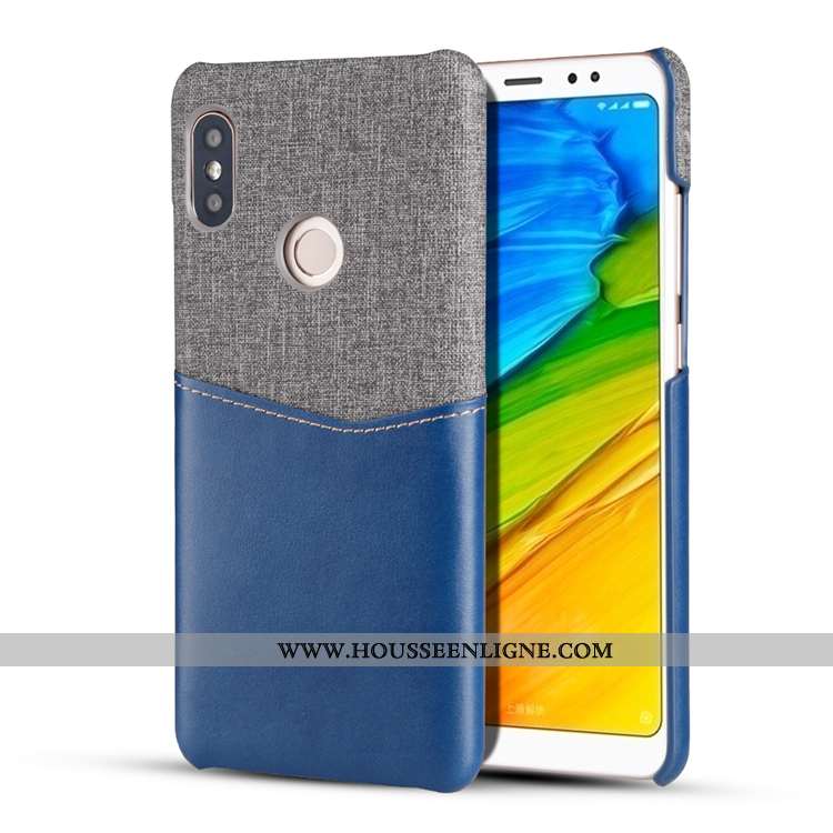 Housse Xiaomi Mi A1 Protection Petit Téléphone Portable Rouge Carte Étui Coque Marron