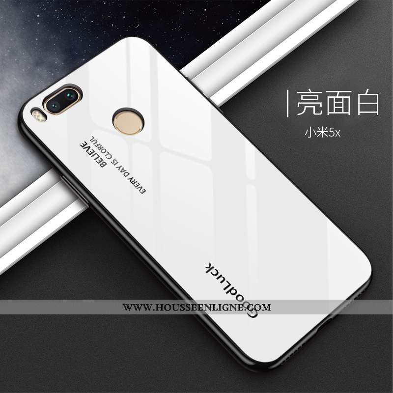Housse Xiaomi Mi A1 Silicone Protection Téléphone Portable Difficile Noir Étui Dégradé De Couleur