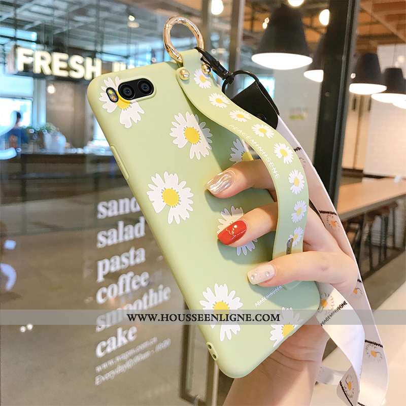 Housse Xiaomi Mi A1 Tendance Silicone Petite Marguerite Téléphone Portable Étui Violet Petit