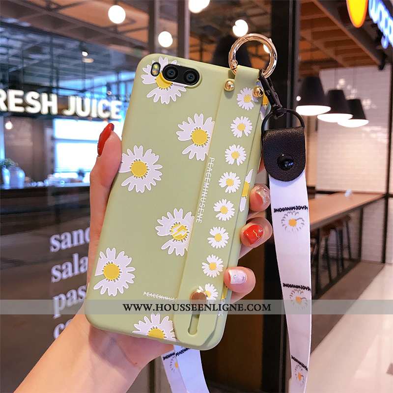 Housse Xiaomi Mi A1 Tendance Silicone Petite Marguerite Téléphone Portable Étui Violet Petit