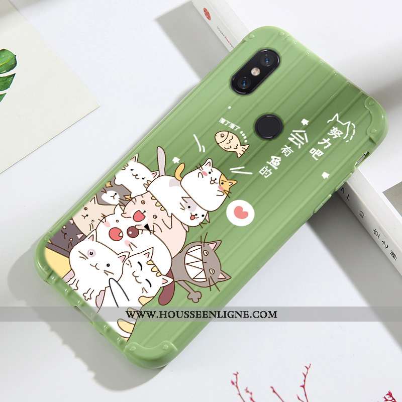 Housse Xiaomi Mi A2 Lite Charmant Tendance Fluide Doux Jeunesse Dessin Animé Incassable Net Rouge Ve