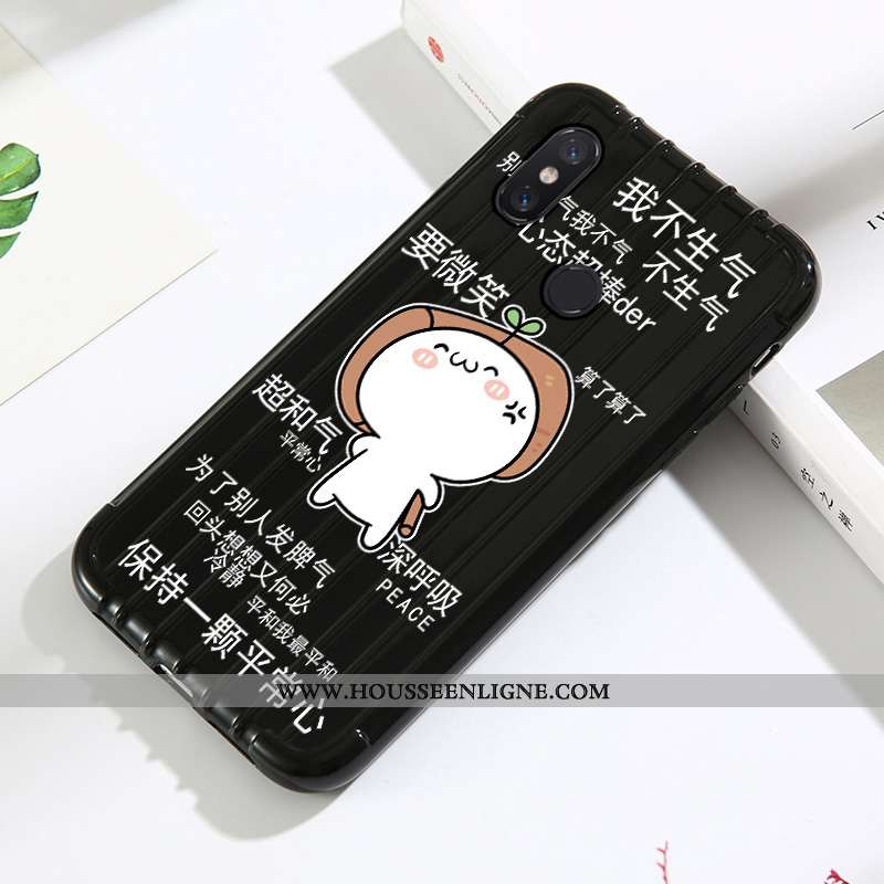 Housse Xiaomi Mi A2 Lite Charmant Tendance Fluide Doux Jeunesse Dessin Animé Incassable Net Rouge Ve