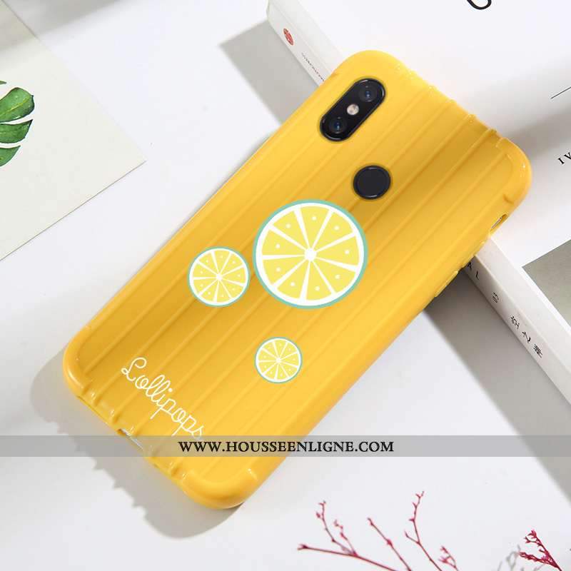 Housse Xiaomi Mi A2 Lite Charmant Tendance Fluide Doux Jeunesse Dessin Animé Incassable Net Rouge Ve