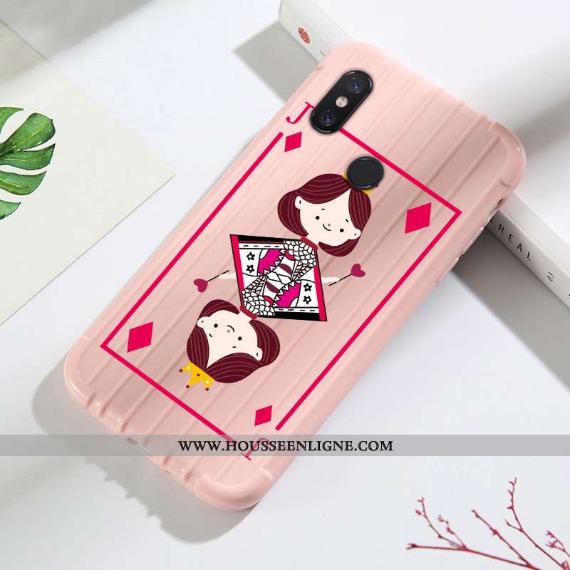 Housse Xiaomi Mi A2 Lite Charmant Tendance Fluide Doux Jeunesse Dessin Animé Incassable Net Rouge Ve