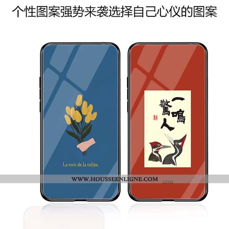 Housse Xiaomi Mi A2 Lite Créatif Tendance Protection Étui Mode Rouge Incassable Bleu