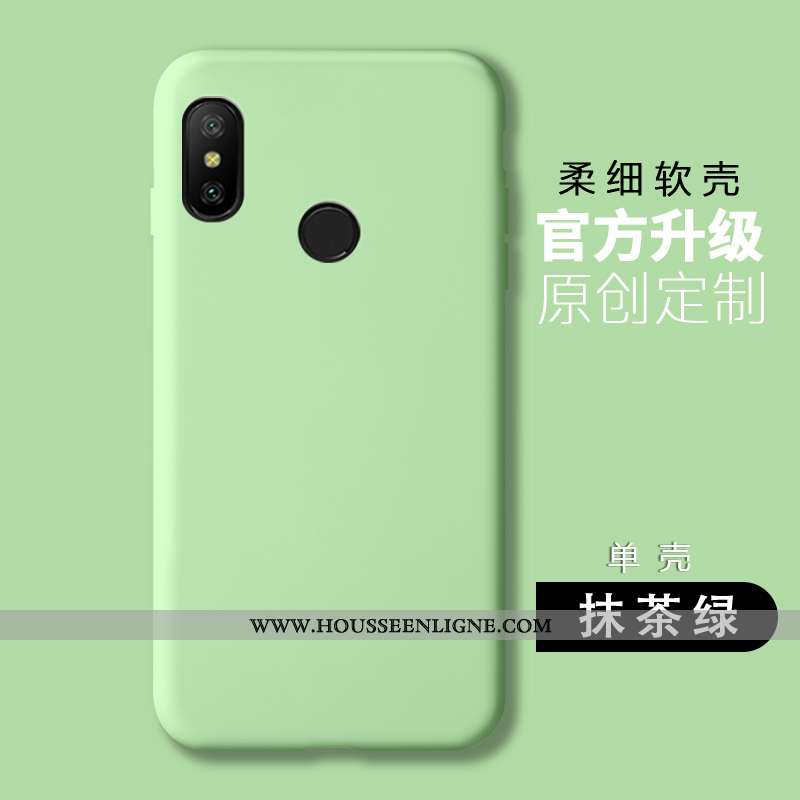 Housse Xiaomi Mi A2 Lite Fluide Doux Silicone Téléphone Portable Protection Étui Rose Tout Compris